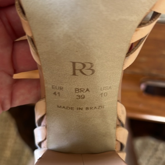 Raphaela Booz Braided Leather Heels - Picture 9 of 10